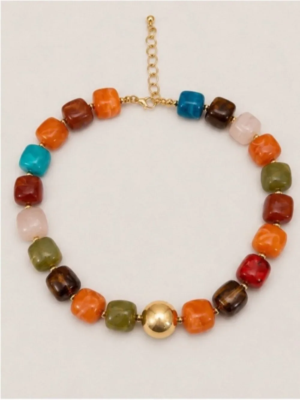 New! Mixed Beaded Dopamine Necklace NWOT